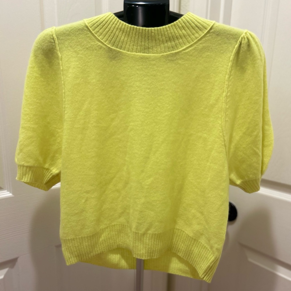 Free People Lime Green Sweater